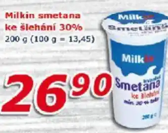 Milkin smetana ke šlehání 30% 200 g