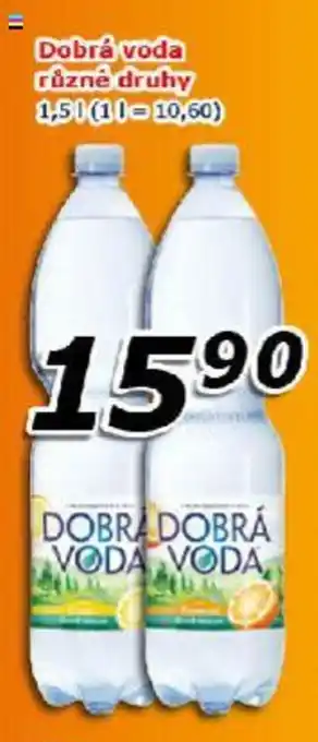 ESO MARKET Dobrá voda různé druhy 1,5L nabídka