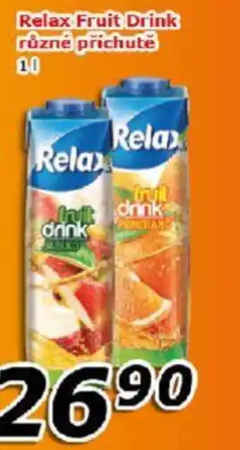 Relax Fruit Drink různé příchutě 1L