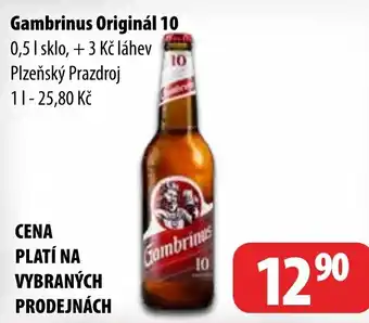 Gambrinus Originál 10 0,5L
