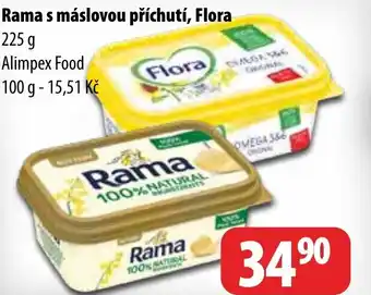 Rama s máslovou příchutí, Flora