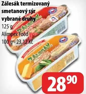 Partner Maloobchodní síť Zálesák termizovaný smetanový sýr vybrané druhy nabídka