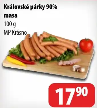 Královské párky 90% masa