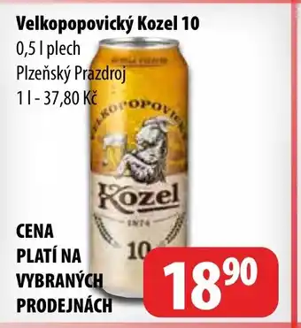 Velkopopovický Kozel 10 0.5L