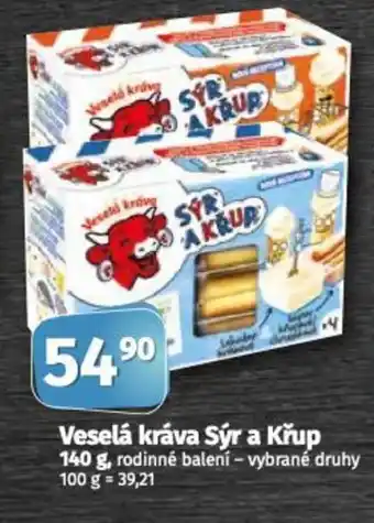 Coop Veselá kráva Sýr a Křup nabídka