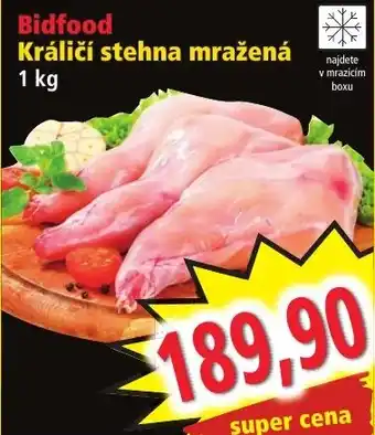 Norma Bidfood Králičí stehna mražená 1 kg nabídka