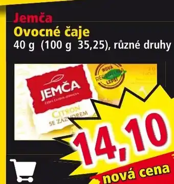 Norma Jemča Ovocné čaje nabídka
