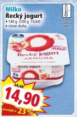 Norma Milko Řecký jogurt nabídka
