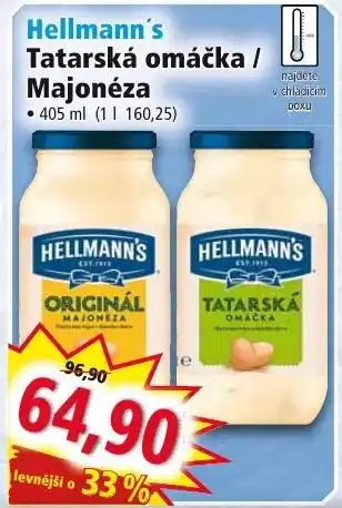 Norma Hellmann's Tatarská omáčka / Majonéza nabídka