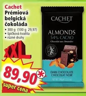 Norma Cachet Prémiová belgická čokoláda nabídka