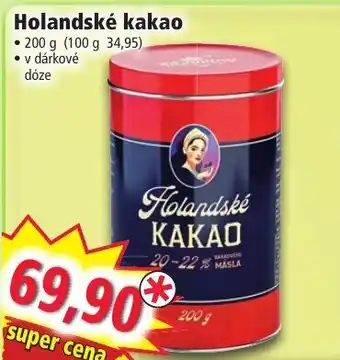Norma Holandské kakao nabídka