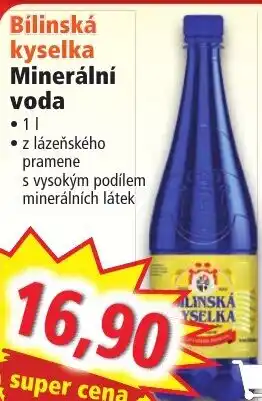 Norma Bílinská kyselka Minerální voda 1L nabídka