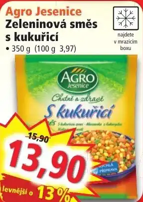 Norma Agro Jesenice Zeleninová směs s kukuřicí nabídka
