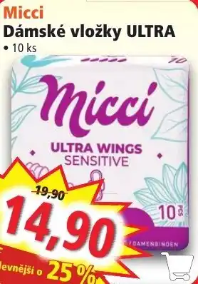 Norma Micci Dámské vložky ULTRA nabídka