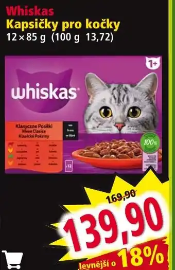 Norma Whiskas Kapsičky pro kočky nabídka