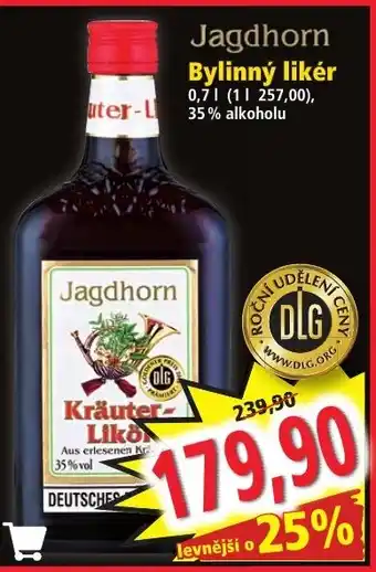 Norma Jagdhorn Bylinný likér 0.7L nabídka