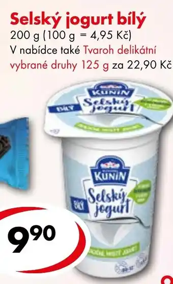 CBA Selský jogurt bílý nabídka