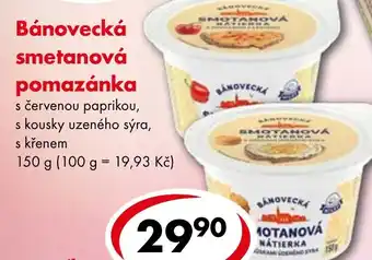 CBA Bánovecká smetanová pomazánka nabídka