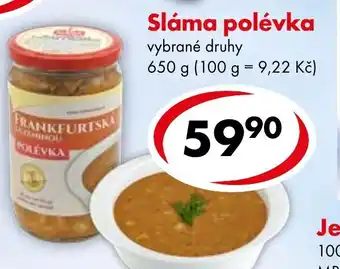 CBA Sláma polévka nabídka