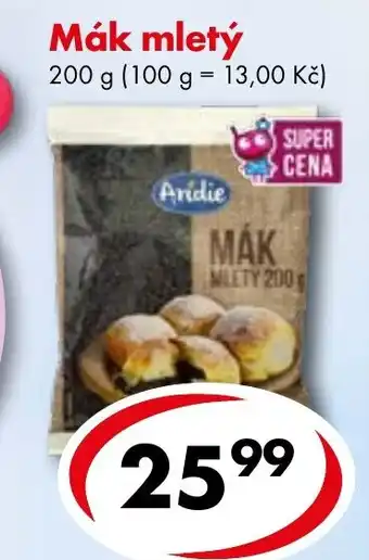 CBA Mák mletý 200 g nabídka