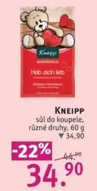 Rossmann KNEIPP nabídka