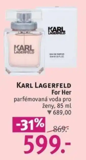 Rossmann KARL LAGERFELD For Her nabídka