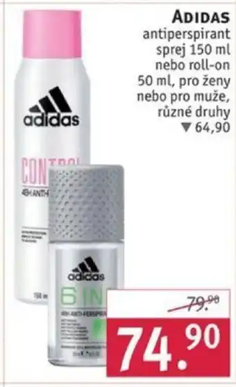 Rossmann ADIDAS nabídka