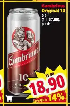 Norma Pivo gambrinus nabídka