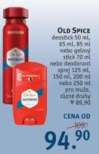 Rossmann OLD SPICE nabídka