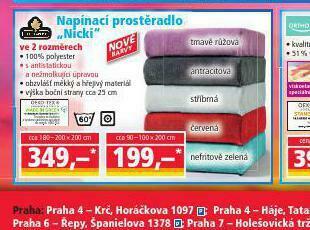 Norma Napínací prostěradlo 180-200 x 200 cm nabídka