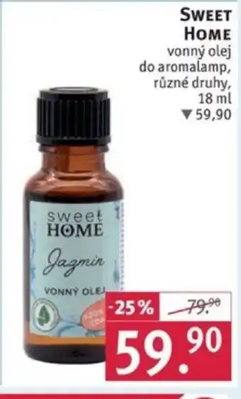 Rossmann SWEET HOME vonný olej do aromalamp nabídka