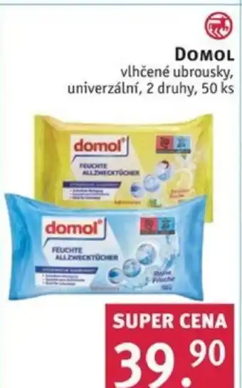 Rossmann DOMOL vlhčené ubrousky nabídka