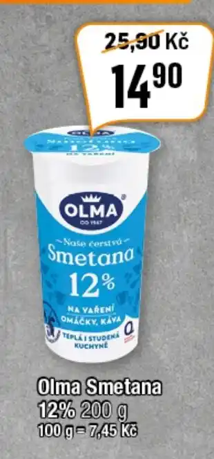TEMPO Olma Smetana 12% 200 g nabídka