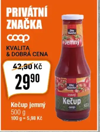 TEMPO Kečup jemný 500 g nabídka