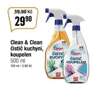 TEMPO Clean & Clean čistič kuchyní, koupelen 500 ml nabídka
