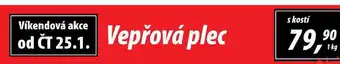 ZEMAN Vepřová plec s kostí, 1 kg nabídka