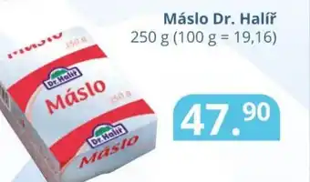 Potraviny CZ Máslo Dr. Halíř 250 g nabídka