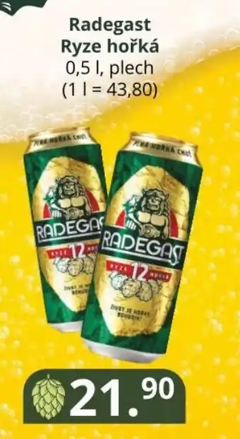 Potraviny CZ Radegast Ryze hořká 0.5 l. nabídka