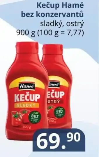 Potraviny CZ Kečup Hamé bez konzervantů nabídka