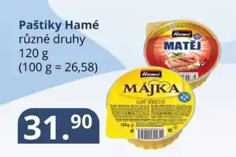 Potraviny CZ Paštiky Hamé nabídka