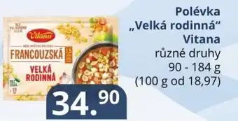 Potraviny CZ Polévka Velká rodinná Vitana nabídka