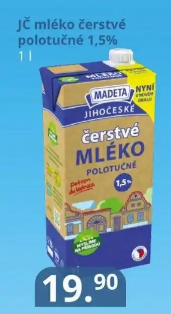Potraviny CZ Jč mléko čerstvé polotučné 1,5% nabídka
