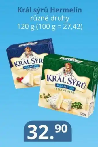 Potraviny CZ Král sýrů Hermelín nabídka