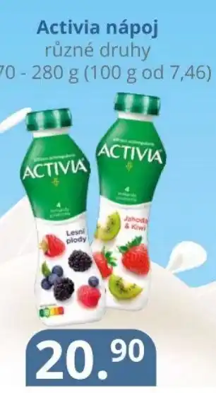Potraviny CZ Activia nápoj nabídka