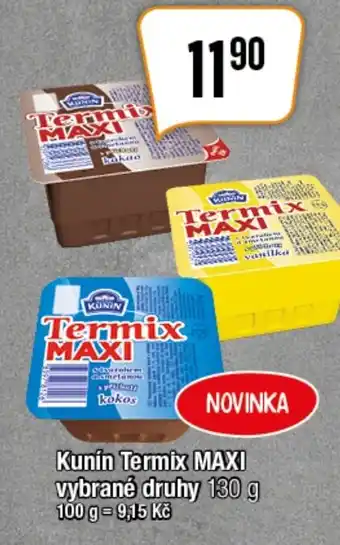 TEMPO Kunín Termix MAXI vybrané druhy 130 g nabídka