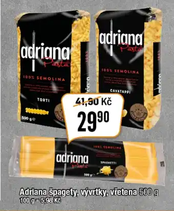 Adriana špagety, vývrtky, vřetena 500 g