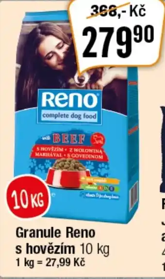 Granule Reno s hovězím 10 kg