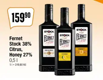 TEMPO Fernet Stock 38% Citrus, Honey 27% 0.5 l. nabídka