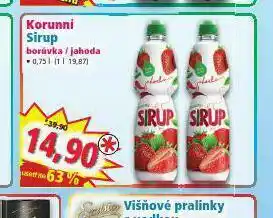Norma Korunní sirup nabídka