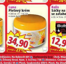 Norma Luna pleťový krém nabídka